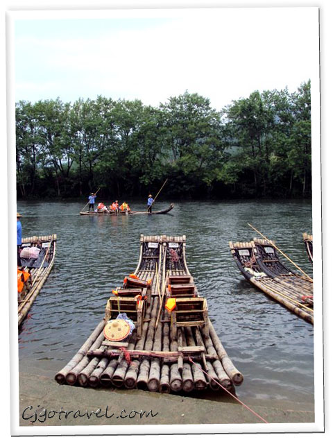 Bamboo raft Wuyishan
