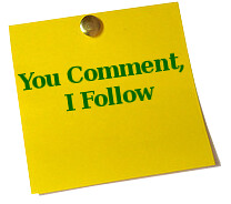 You Comment I Follow
