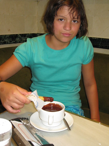 Gaby con chocolate