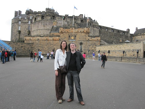 Suzy and Tony at Edinburgh Castle