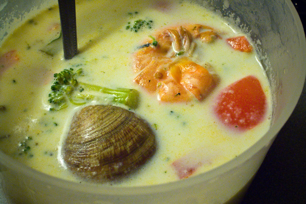 Seafood Milk Soup