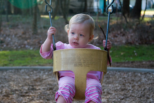 Toddler In A Swing