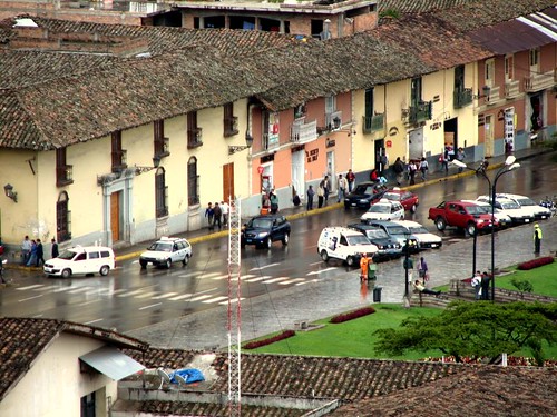Vista del centro de Cajamarca