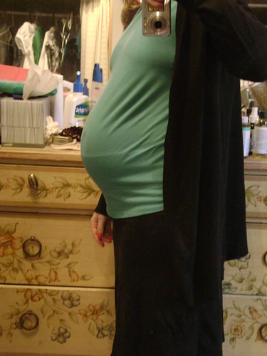 belly at 34 weeks
