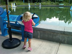 Anna sailing at Durham museum of life and science