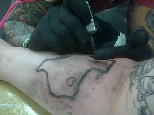 Texas Tattoo. Thanks to Chad at 7th Street!