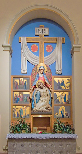 Our Lady of Sorrows church, Saint Louis, Missouri - altar of Mary
