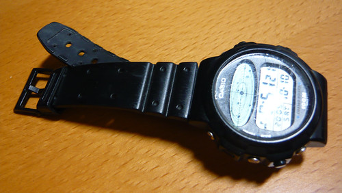 Black Casio watch