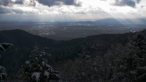 醍醐寺山頂からの眺め