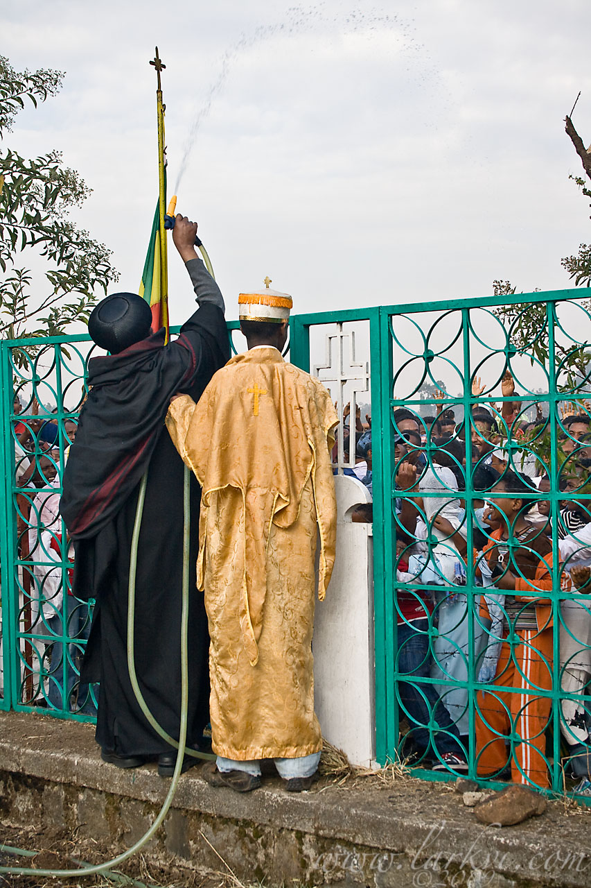 Holy Water Spray #3, Timkat (Epiphany), Addis Ababa, Ethiopia, January 2009