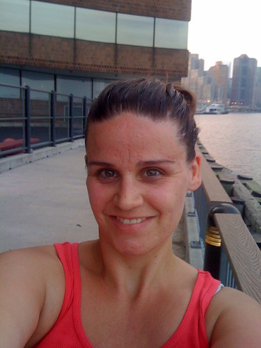 Evening run in August humidity