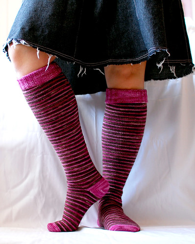 delicious stripey knee socks!