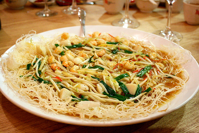 Pan Fried Rice Vermicelli Malay Style