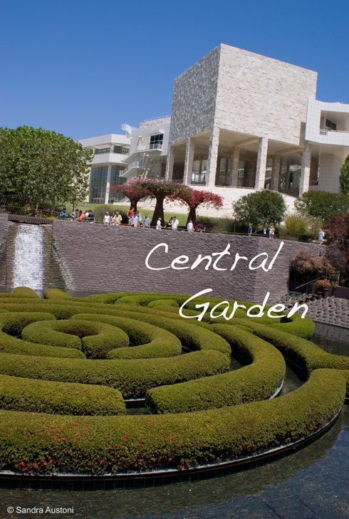 The Getty Center - Central garden