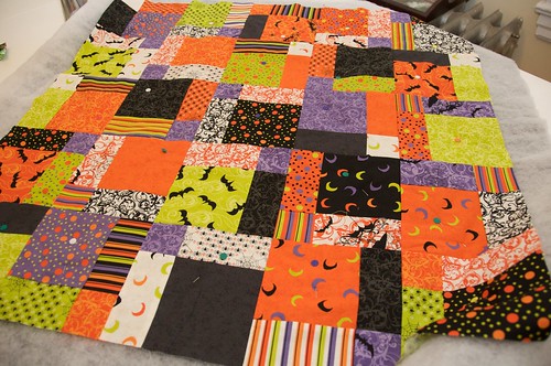 Halloween Quilted Table Topper In Progress!