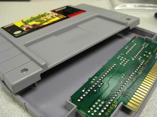Inside an SNES cartridge