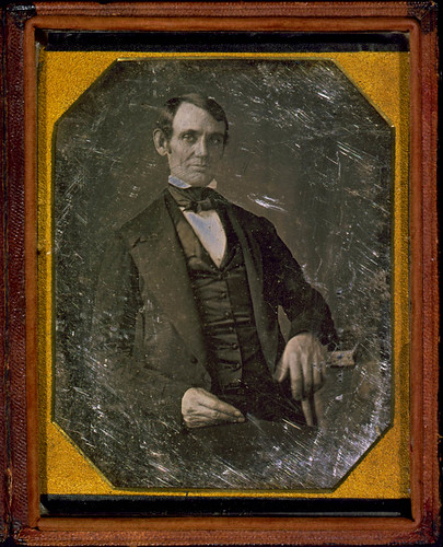 [Abraham Lincoln, Congressman-elect from Illinois. Three-quarter length portrait, seated, facing front] (LOC) by The Library of Congress.