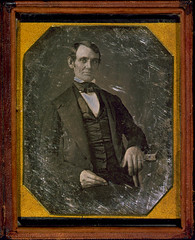 [Abraham Lincoln, Congressman-elect from Illinois. Three-quarter length portrait, seated, facing front] (LOC)