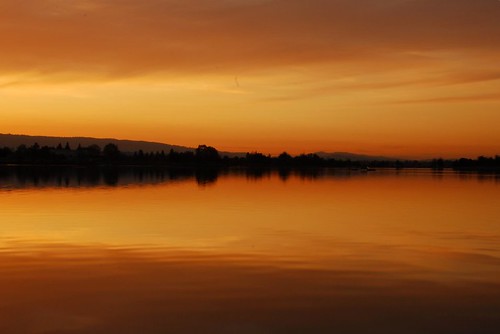 Sunset over Lake