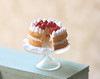 Dollhouse Miniature 1/12 Scale Strawberry Short Cake