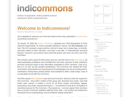 Indicommons is Live!