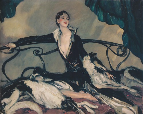 Woman with Greyhounds (1930) 