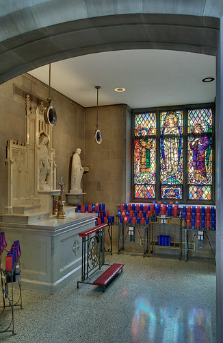 Roman Catholic Cathedral of Saint Peter, in Belleville, Illinois, USA - Our Lady's Chapel