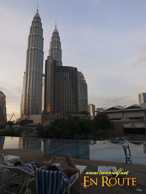 Impiana KLCC Pool with Petronas Towers View