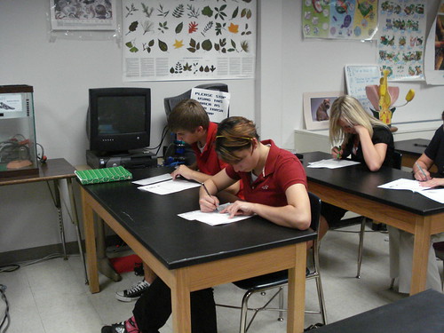 Students Taking a Test