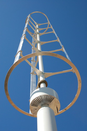 beauty shot of the windspire wind turbine rotor