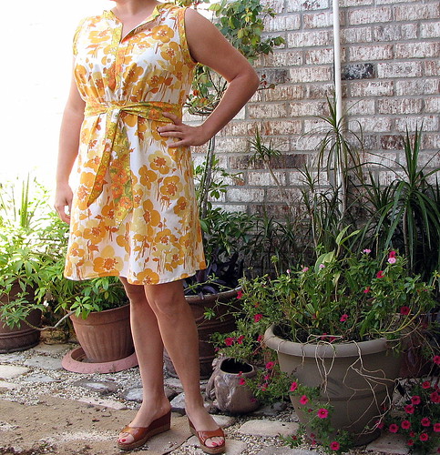 summer blouse top - sleeves + trapese sundress skirt