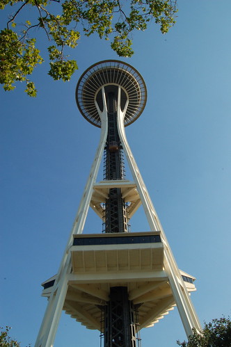 Almost under the Space Needle!