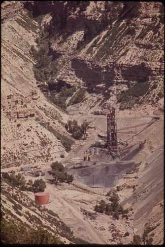 The Colony Plant (Near Grand Valley in the Piceance Basin) after Years of Research, Has Taken Oil Shale from an Underground Mine and Has Successfully Processed It in an Experimental Retort Colony, a Joint Venture of the Oil Shale Corporation and Atlantic