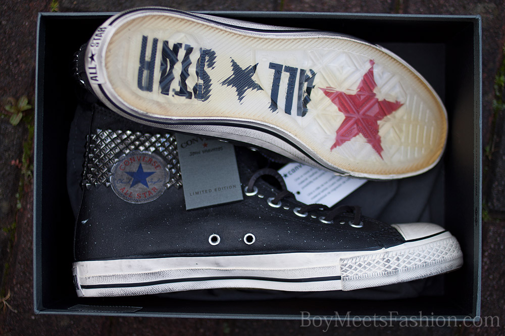 My new limited edition Converses by John Varvatos!