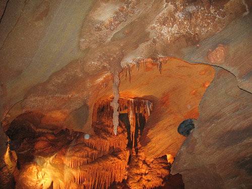 Halactite in Shenandoah Caverns in VA