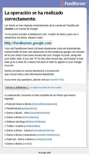 Migracion FeedBurner a Google - 3