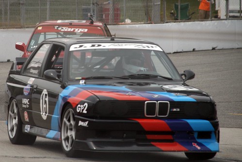 Peter Schlag in a 1987 BMW M3 by Paul Henman