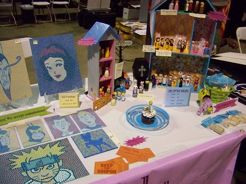 our table at Long Beach Comic Con