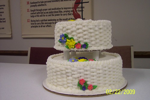 birthday cake 27. NPUMC Birthday Cake 27 Years. Cake made by Pam.