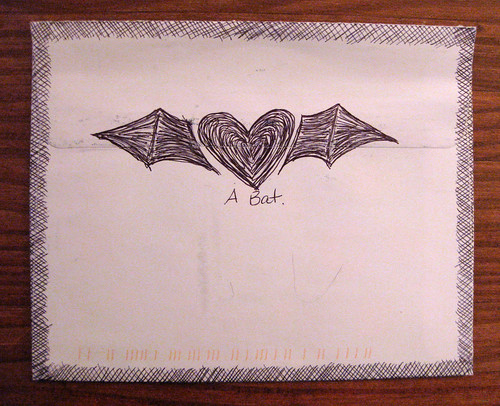 More hand-drawn bat loveliness