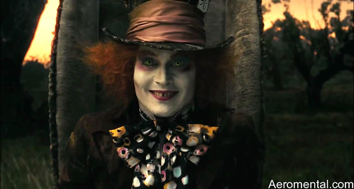 Mad Hatter Johnny Depp smile