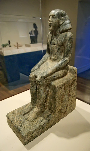 Saint Louis Art Museum, in Saint Louis, Missouri, USA - Egyptian statue