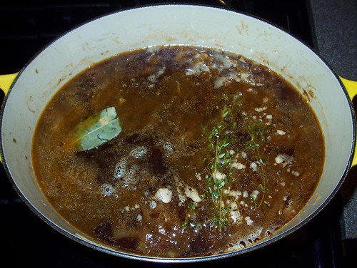 beef broth in french onion soup base
