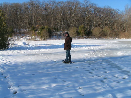 Ian on frozen pond