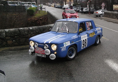 20090202 Lamastre Ard che Monte Carlo Historique Renault R8 Gordini 1968 