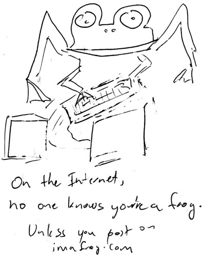 366 Cartoons - 020 - Frog on the Internet