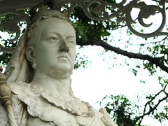 Close up of Queen Victoria