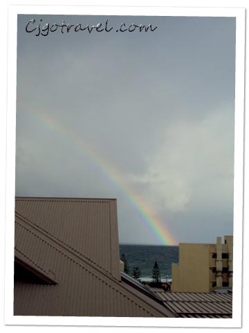 Rainbow at Surborough Beach,Perth