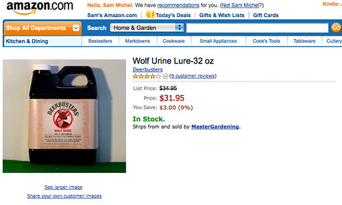 Wolf Urine Lure-32 oz