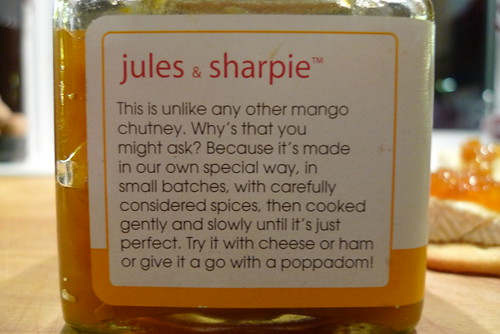 Jules and Sharpie Very Hot Mango Chutney